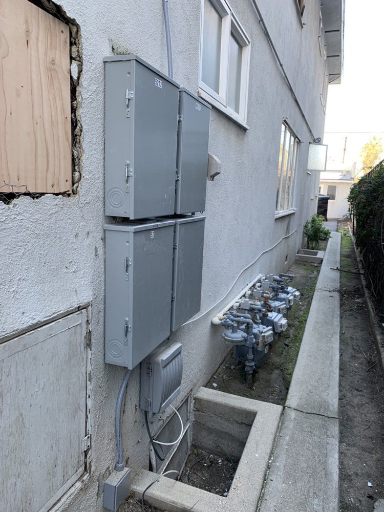 Service equipment for a multi-unit property