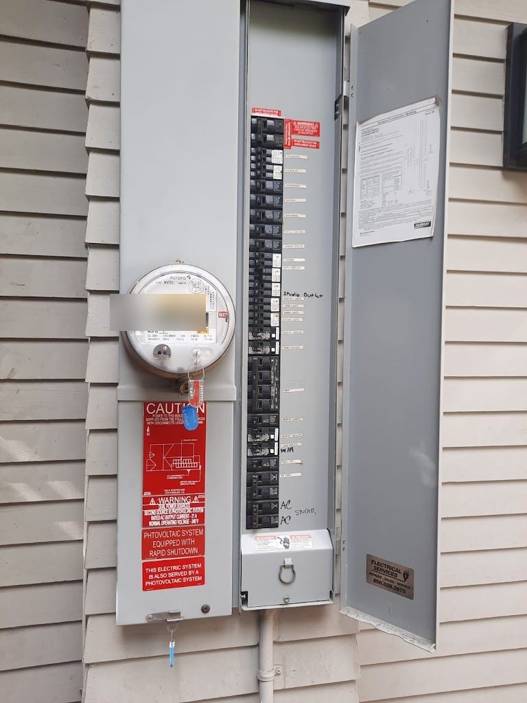 Panel upgrade with a new LADWP meter and labeled circuits